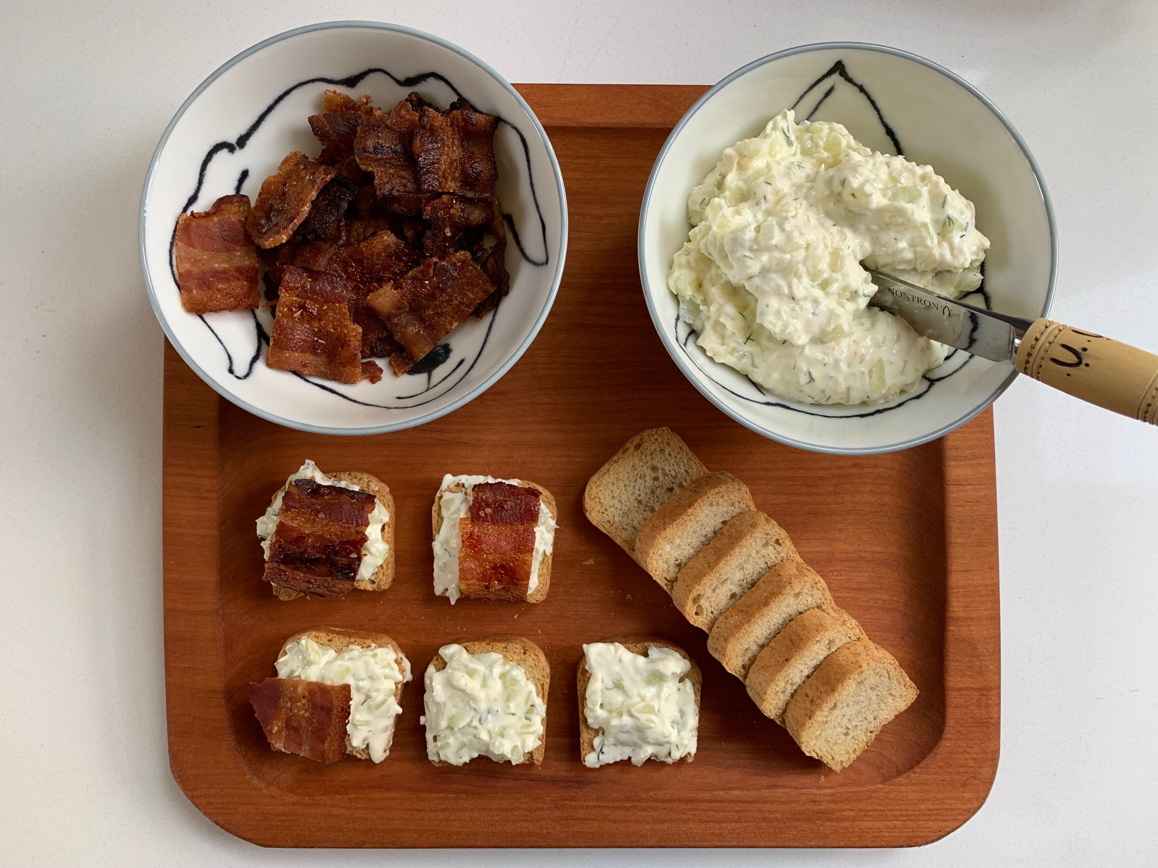 Benedictine Spread with Bacon - CookingCoOp.com